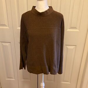 Brown Turtleneck Sweater
